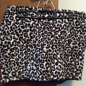 Cheetah mini skirt
